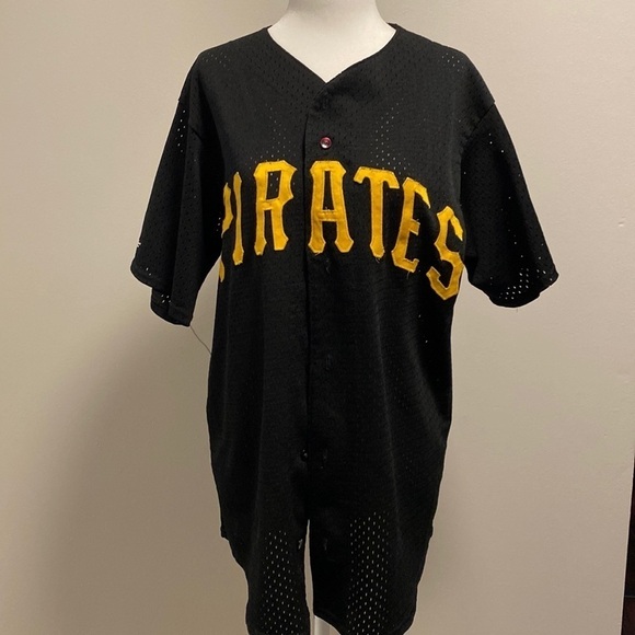 90’s vintage majestic Pirates baseball jersey - Picture 3 of 8